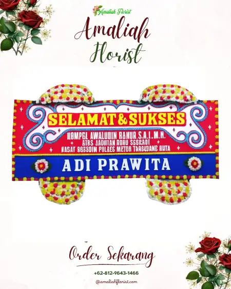 Papan Bunga Ucapan Selamat Jatiwaras